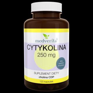 Medverita Cytykolina 250 mg 120 kapsułek