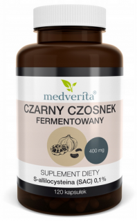 Medverita Czarny Czosnek fermentowany 400mg 120kaps