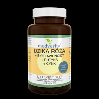 Medverita Dzika róża propolis + rutyna 60 kapsułek