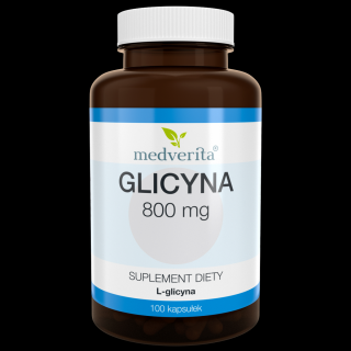 Medverita Glicyna L-glicyna 800 mg 100 kapsułek
