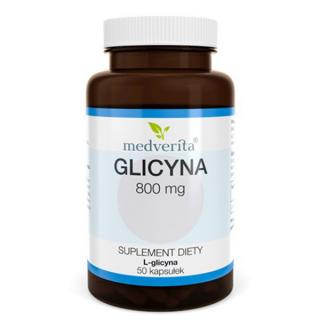 Medverita Glicyna L-glicyna 800 mg 50 kapsułek
