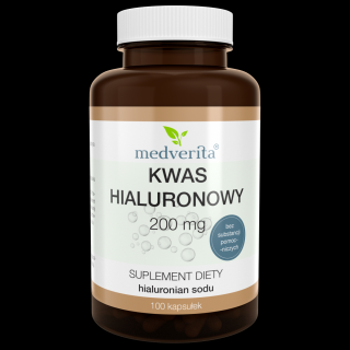 Medverita Kwas hialuronowy 200 mg - 100 kapsułek