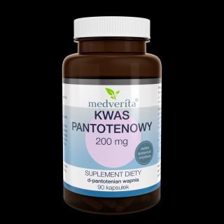 Medverita Kwas Pantotenowy 200mg  180 kapsułek