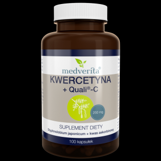 Medverita Kwercetyna 250mg + Quali®-C 100 kapsułek