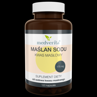 Medverita Maślan Sodu / kwas masłowy 120 kapsułek