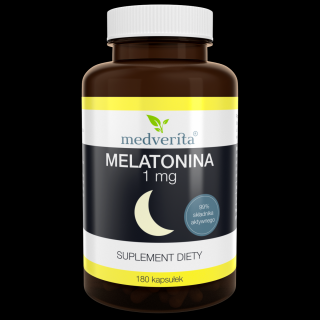 Medverita Melatonina 1 mg Melatonin 180 kapsułek