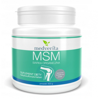 Medverita MSM siarka organiczna - proszek 400 gramów