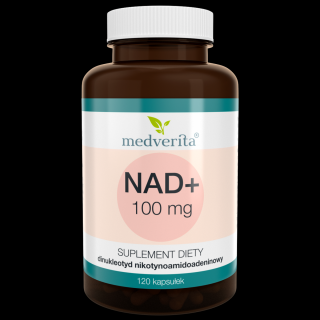 Medverita NAD+ 100 mg Dinukleotyd Nikotynoamidoadeninowy - 120 kapsułek