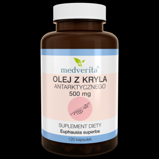 Medverita Olej z Kryla antarktycznego 120 kapsułek