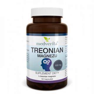 Medverita Treonian Magnezu 500 mg 50 kapsułek