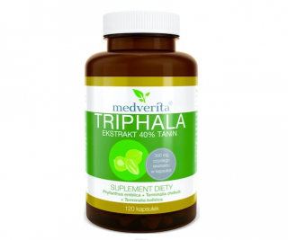 Medverita Triphala ekstrakt 40% tanin 120kaps