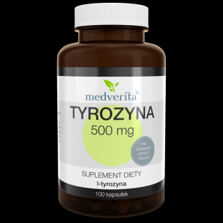 Medverita Tyrozyna L-tyrozyna 500 mg - 100 kapsułek