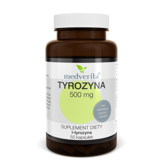 Medverita Tyrozyna L-tyrozyna 500 mg - 50 kapsułek