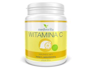 Medverita Witamina C kwas L- askorbinowy 900 g proszek