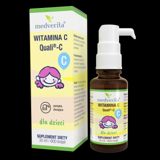 Medverita witamina C w kroplach dla dzieci Quali-C 30ml