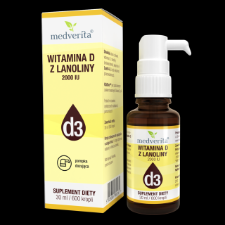 Medverita Witamina D3 2000IU w kroplach 30ml