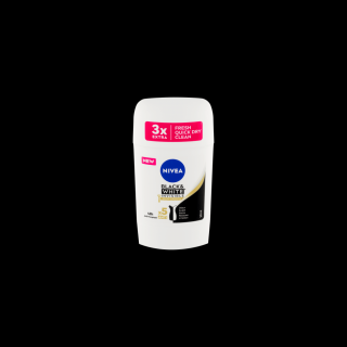 Nivea Black  White Invisible Silky Smooth Antyperspirant w sztyfcie dla kobiet 50 ml