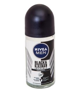 Nivea Men BlackWhite Invisible Original 48H antyperspirant roll-on 50ml