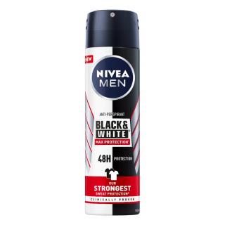 Nivea Men BlackWhite Max Protection Antyperspirant w spray'u, 150 ml