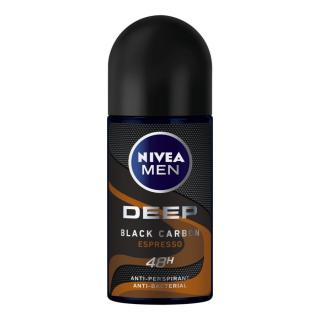 Nivea Men Deep black Espresso 48h antyperspirant męski roll-on 50ml