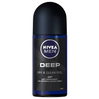 Nivea Men Deep DryClean Feel Antyperspirant roll-on dla mężczyzn, 50ml