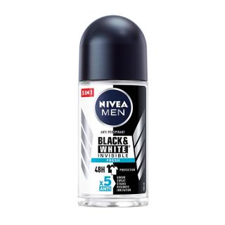 NIVEA MEN INVISIBLE FRESH BLACKWHITE Roll-On 48H CLEAR Antyperspirant Dezodorant roll-on 50ml
