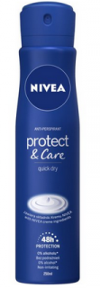 Nivea Protect  Care Antyperspirant spray'u dla kobiet, 250 ml