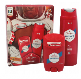 Old Spice Whitewater zestaw żel/szampon 3w1 + dezodorant sztyft