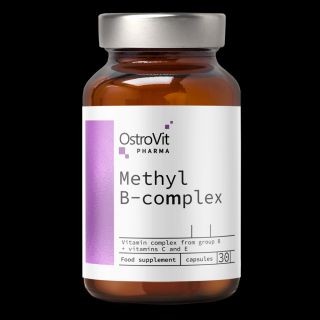 OSTROVIT METHYL B-COMPLEX 60k WITAMINA B2 B6 B12 E 30 kapsułek
