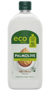 Palmolive Naturals Milk  Almond Kremowe mydło do rąk w płynie Zapas, 750ml