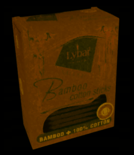 Patyczki higieniczne 100% bawełny i bambusa 200szt. w kartoniku Lybar