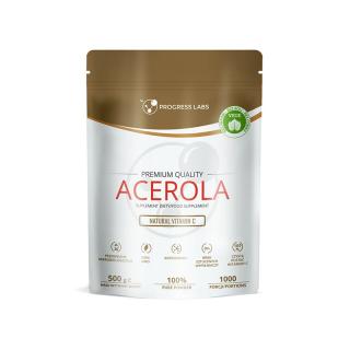 Progress Labs Acerola Naturalna Witamina C w Proszku 500g Produkt Vege