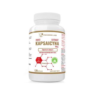 Progress Labs Kapsaicyna Forte Extract + Prebiotyk Produkt Vege 120 Kapsułek