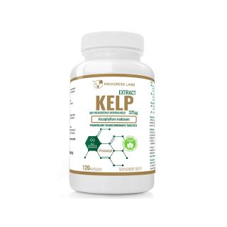 Progress Labs Kelp Jod Naturalny 120 kapsułek