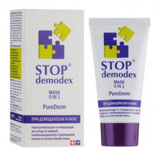 Stop Demodex Pure Derm maseczka do twarzy 9 w 1 50ml