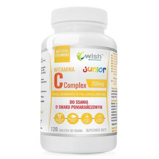 Wish Naturalna witamina C COMPLEX JUNIOR 200mg