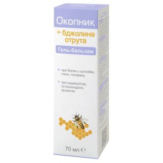 Żel-balsam żywokost i jad pszczeli na stawy i mięśnie 70ml