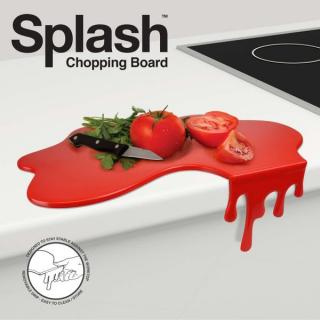 Deska kuchenna Splashed czerwona
