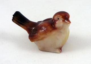 Ptaszek z porcelany - figurka