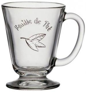 Szklanka do herbaty z uchem szkło La Rochere