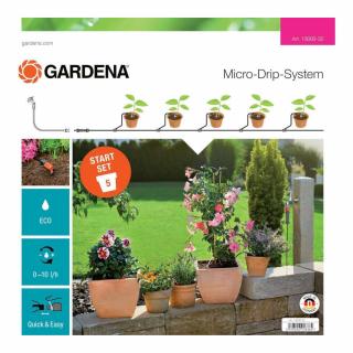 GARDENA Micro-Drip-System - zestaw podstawowy S do roślin doniczkowych - oferta promocyjna