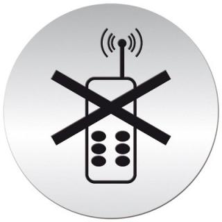 398003 Tabliczka samoprzylepna - zakaz używania telefonów
