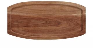 Deska z drewna akacjowego do serwowania, wym. 28x14 cm, grubość 1,8 cm, EXXENT 68402