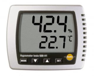 Termohigrometr z czujnikiem wewnętrznym NTC, wilgotnościomierz powietrza, TESTO 608-H1