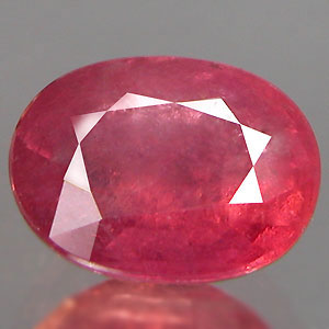 ok. 1,1ct /szt. - ŁADNY RUBIN NAT.-   owal