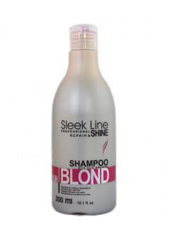 Stapiz Sleek Line Szampon Jedwab Blush Blond 300ml
