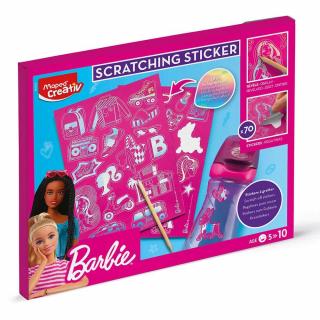 Barbie zestaw naklejki zdrapki