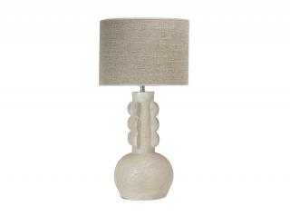 Ceramiczna lampa stołowa Harper kremowa, PR Home