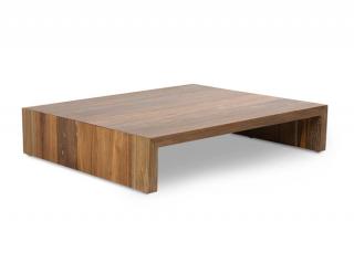 Drewniany stolik średni naturalny tekowy, HKliving