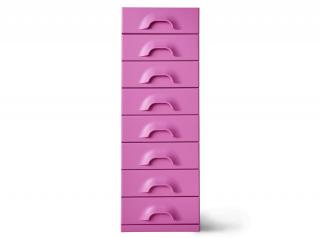 Komoda z ośmioma szufladami różowa, HKliving